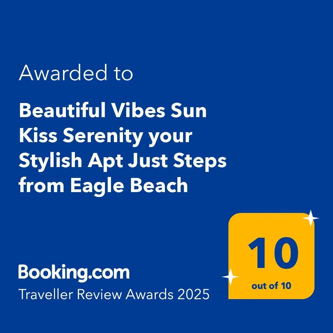 Apartment Beautiful Vibes Sun Kiss Serenity Your Stylish Apt Just Steps From Eagle Beach Palm Beach